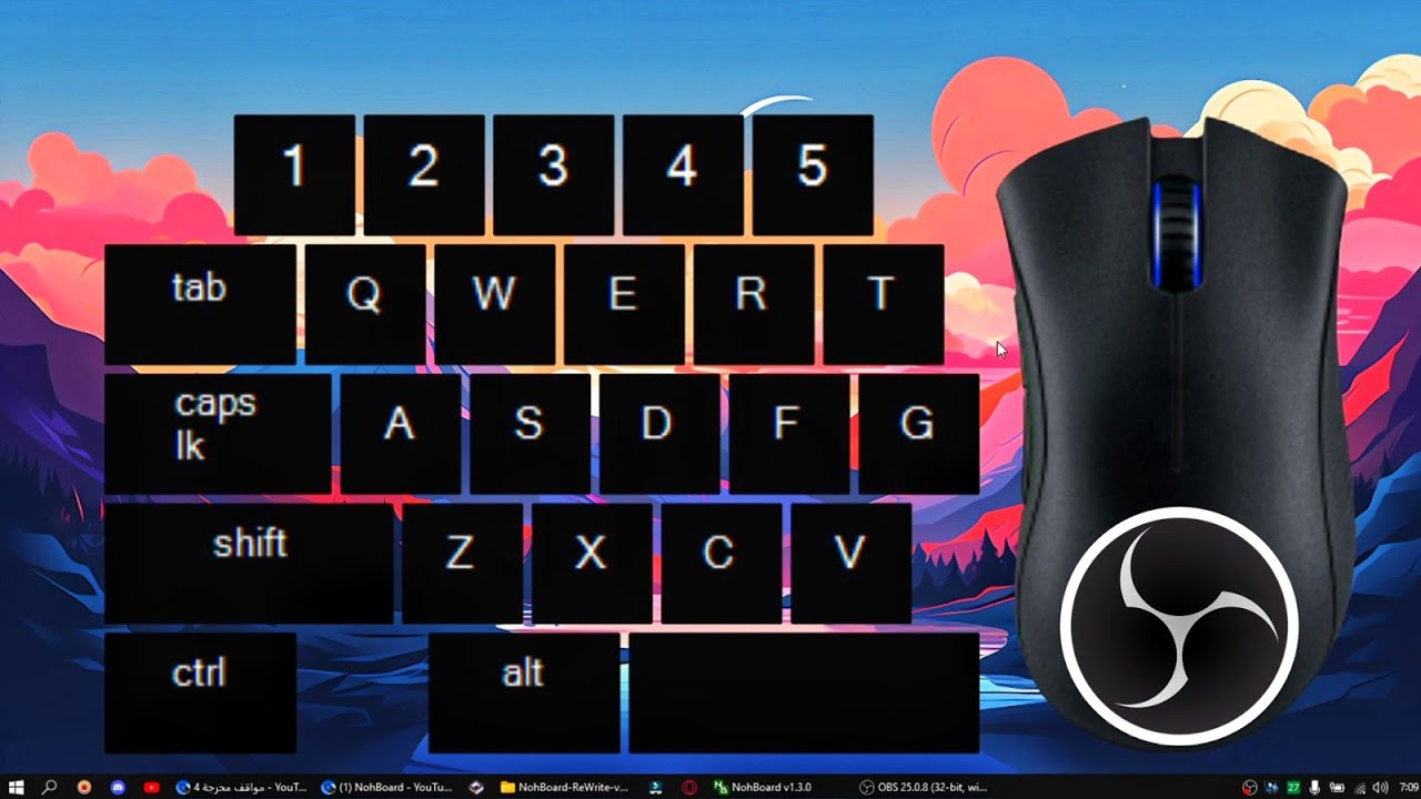 NohBoard – Streamlined Keyboard Display for Streamers